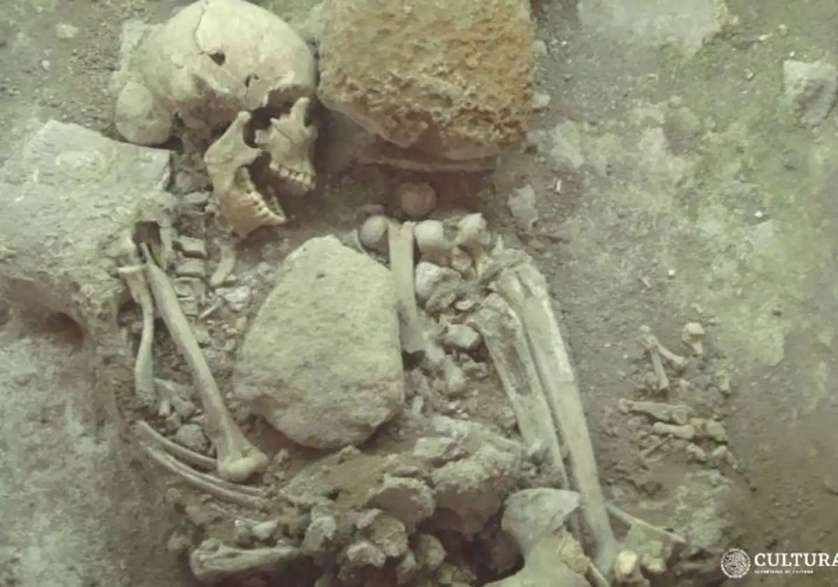 Los restos fuero ahora identificados como los de una mujer tlahuica.