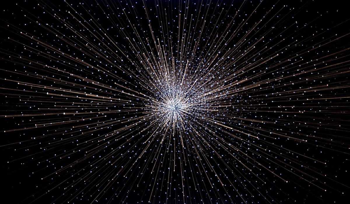 Estallido de una supernova (ilustración).